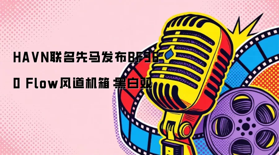 HA VN联名先马发布BF360 Flow风道机箱:黑白双