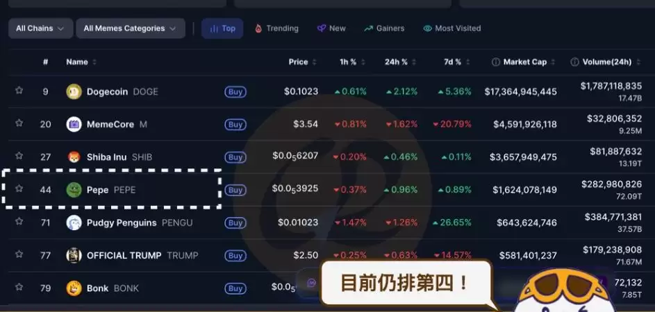 对PEPE 币未来的观点