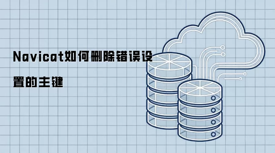 Na vicat如何删除错误设置的主键