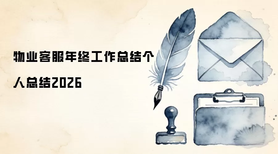 物业客服年终工作总结个人总结2026