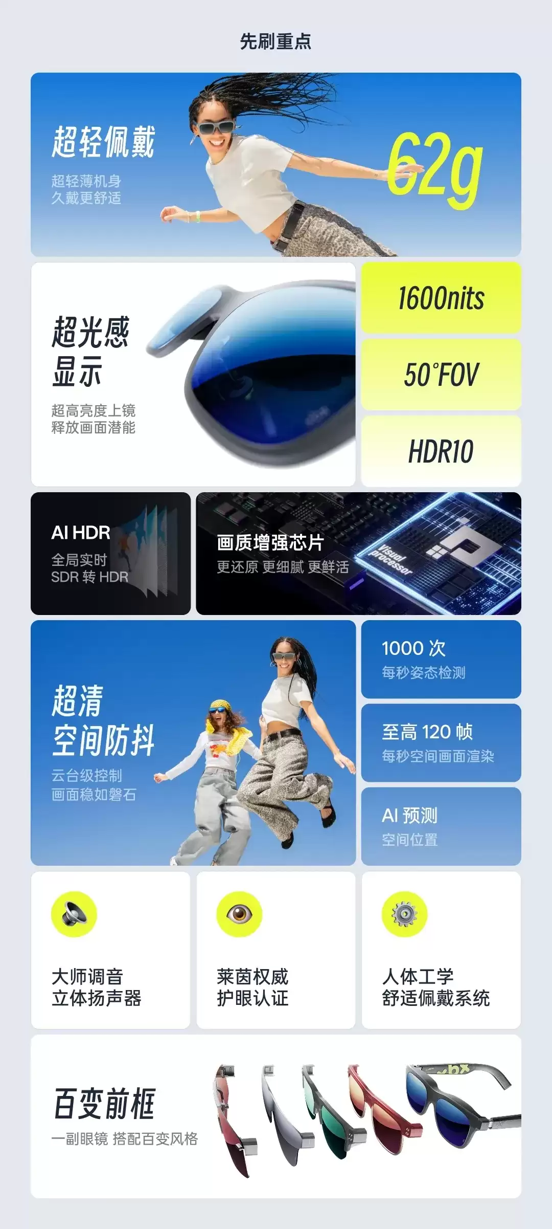 XREAL发布xbx a01系列AR眼镜:62克机身,1699元起