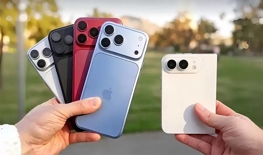 古尔曼爆料的iPhone 18 Pro系列与折叠屏iPhone Ultra外观渲染图