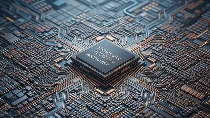 天玑9600系列处理器架构示意图,展示2nm工艺与CPU核心布局