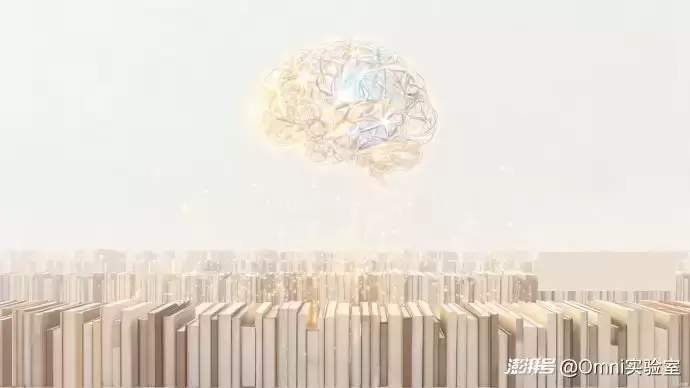 大模型概念示意图:展示一个大脑图标,周围环绕着书籍和知识符号,象征其强大的知识储备但缺乏外部操作能力