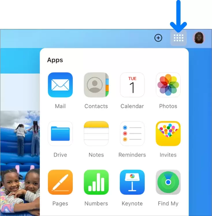 iPhone查看iCloud照片和文件的官网入口