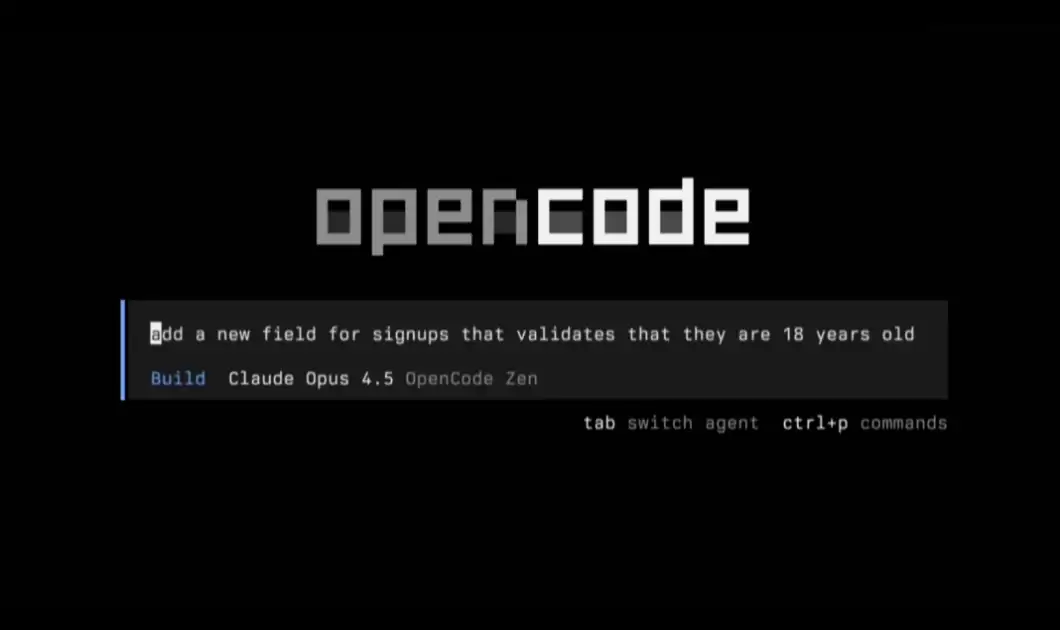 OpenCode 项目界面