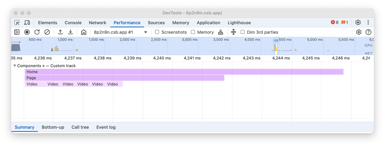 展示真实React项目中的优化后useEffect代码与React DevTools调试界面，突出稳定依赖、Effect职责拆分和执行次数验证。