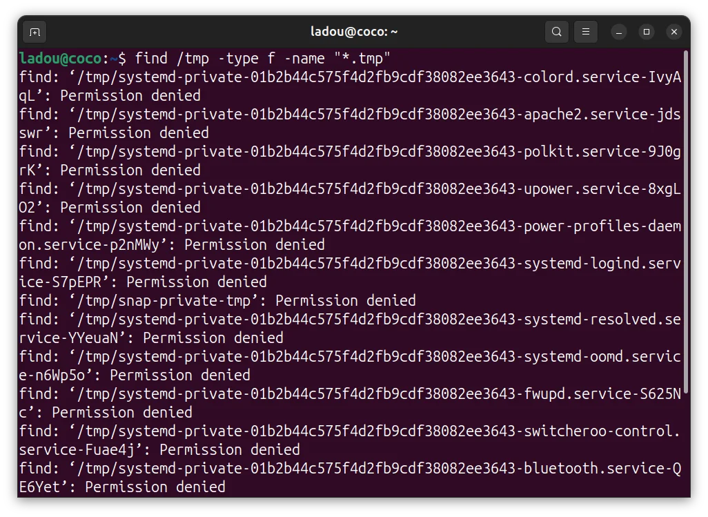 展示真实Linux终端中的updatedb、locate数据库更新以及find权限/排除目录等操作,突出常见避坑点。
