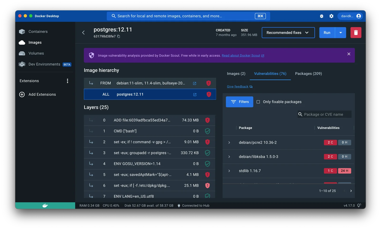 展示生产环境 Docker 镜像管理或容器运行监控的真实场景,体现安全、可维护性与镜像优化之间的平衡。